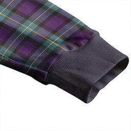 Scottish Sinclair of Ulster Weathered Clan Crest Tartan V neck Knitted Fleece Cardigans
