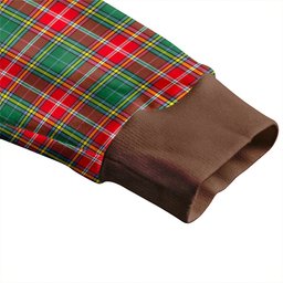 Scottish MacWhirter Modern Clan Crest Tartan V neck Knitted Fleece Cardigans