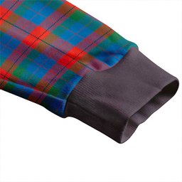 Scottish Skene of Cromar Ancient Clan Crest Tartan V neck Knitted Fleece Cardigans
