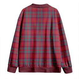 Scottish Shaw of Tordarroch Weathered Clan Crest Tartan V neck Knitted Fleece Cardigans