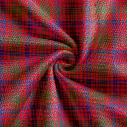 Scottish Ross Modern Clan Crest Tartan V neck Knitted Fleece Cardigans