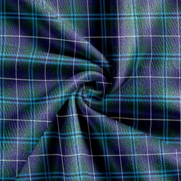 Scottish Sandilands Clan Crest Tartan V neck Knitted Fleece Cardigans