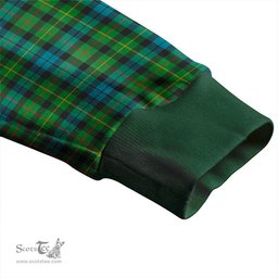 Scottish Rollo Ancient Clan Crest Tartan V neck Knitted Fleece Cardigans