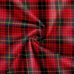 Scottish MacQueen Modern Clan Crest Tartan V neck Knitted Fleece Cardigans