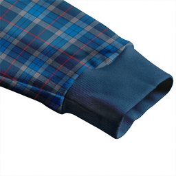 Scottish Thorburn (Thurburn) Modern Clan Crest Tartan V neck Knitted Fleece Cardigans