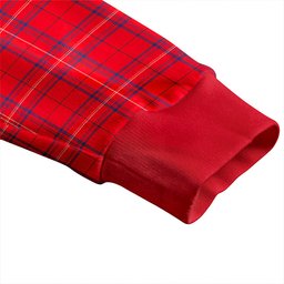 Scottish Rose of Kilravock Modern Clan Crest Tartan V neck Knitted Fleece Cardigans