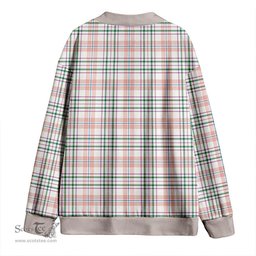 Scottish Shaw Women's Dress Ancient Clan Crest Tartan V neck Knitted Fleece Cardigans