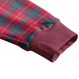 Scottish Rattray Weathered Clan Crest Tartan V neck Knitted Fleece Cardigans