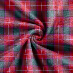 Scottish Rattray Weathered Clan Crest Tartan V neck Knitted Fleece Cardigans