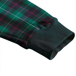 Scottish Semple Modern Clan Crest Tartan V neck Knitted Fleece Cardigans