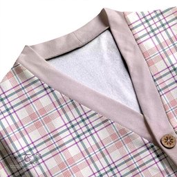 Scottish Shaw Women's Dress Weathered Clan Crest Tartan V neck Knitted Fleece Cardigans