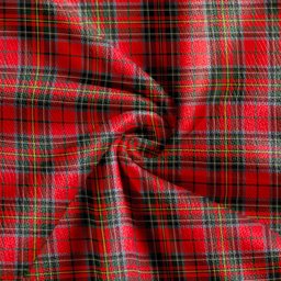 Scottish Stewart of Galloway Modern Clan Crest Tartan V neck Knitted Fleece Cardigans