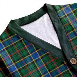 Scottish Ogilvie of Inverarity (Wilson) Modern Clan Crest Tartan V neck Knitted Fleece Cardigans
