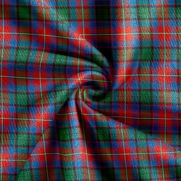 Scottish Rattray of Lude Ancient Clan Crest Tartan V neck Knitted Fleece Cardigans