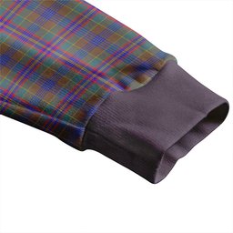 Scottish Pitcairn Hunting Weathered Clan Crest Tartan V neck Knitted Fleece Cardigans