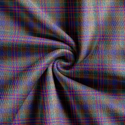 Scottish Pitcairn Hunting Weathered Clan Crest Tartan V neck Knitted Fleece Cardigans