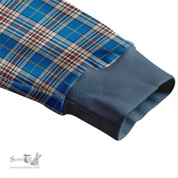 Scottish Thompson Variant (Thomson Variant) Ancient Clan Crest Tartan V neck Knitted Fleece Cardigans