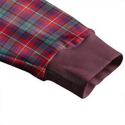 Scottish Rattray of Lude Weathered Clan Crest Tartan V neck Knitted Fleece Cardigans