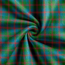 Scottish Robertson of Struan Ancient Clan Crest Tartan V neck Knitted Fleece Cardigans