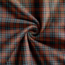 Scottish MacLellan Weathered Clan Crest Tartan V neck Knitted Fleece Cardigans