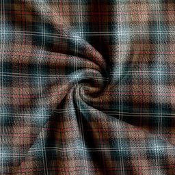 Scottish Urquhart Weathered Clan Crest Tartan V neck Knitted Fleece Cardigans