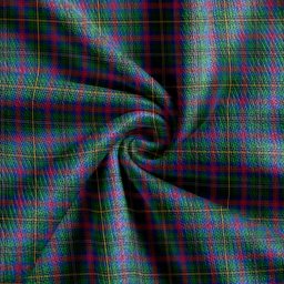 Scottish Wood Modern Clan Crest Tartan V neck Knitted Fleece Cardigans