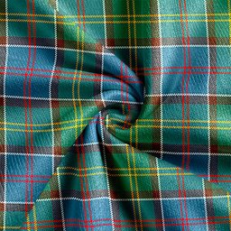 Scottish Whitelaw District Clan Crest Tartan V neck Knitted Fleece Cardigans