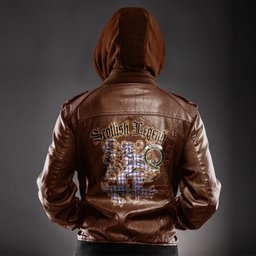 Scottish Boswell Modern Clan Crest Scottish Legend Lion Tartan Leather Jacket