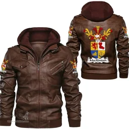 Scottish MacKintosh Clan Crest Scottish Leather Jacket