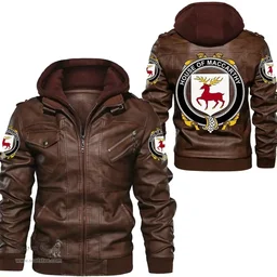 Irish House of MACCARTHY Coat of Arms Family Crest Ireland Leather Jacket Irish Jackets