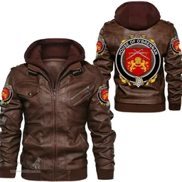 Irish House of O'BRENNAN (Ossory) Coat of Arms Family Crest Ireland Leather Jacket Irish Jackets