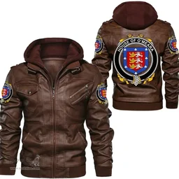 Irish House of O'MEARA Coat of Arms Family Crest Ireland Leather Jacket Irish Jackets