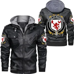 Irish House of MACKEOGH Coat of Arms Family Crest Ireland Leather Jacket Irish Jackets
