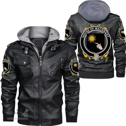 Irish House of MACBRADY Coat of Arms Family Crest Ireland Leather Jacket Irish Jackets