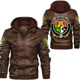 Irish House of O'SULLIVAN Coat of Arms Family Crest Ireland Leather Jacket Irish Jackets