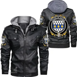 Irish House of NAGLE Coat of Arms Family Crest Ireland Leather Jacket Irish Jackets
