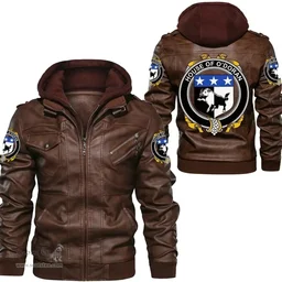 Irish House of O'DORAN Coat of Arms Family Crest Ireland Leather Jacket Irish Jackets