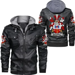 Irish Mulvihill or O'Mulvihill Coat of Arms Family Crest Ireland Leather Jacket Irish Jackets