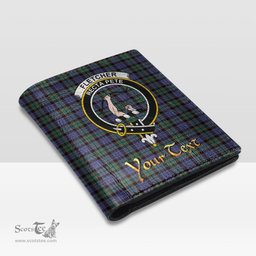 Scottish Fletcher Modern Clan Crest Tartan Mens Leather Wallet Tartan Wallet