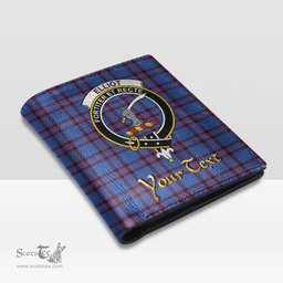 Scottish Elliot Modern Clan Crest Tartan Mens Leather Wallet Tartan Wallet
