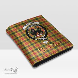 Scottish Baxter Clan Crest Tartan Mens Leather Wallet Tartan Wallet