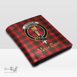 Scottish Chisholm Modern Clan Crest Tartan Mens Leather Wallet Tartan Wallet