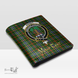 Scottish Bisset Clan Crest Tartan Mens Leather Wallet Tartan Wallet