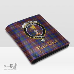 Scottish Chisholm Hunting Modern Clan Crest Tartan Mens Leather Wallet Tartan Wallet