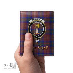 Scottish Chisholm Hunting Modern Clan Crest Tartan Mens Leather Wallet Tartan Wallet