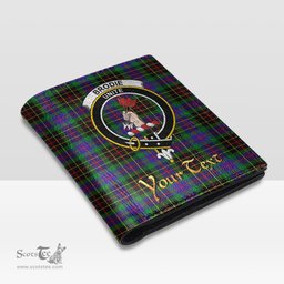Scottish Brodie Hunting Modern Clan Crest Tartan Mens Leather Wallet Tartan Wallet