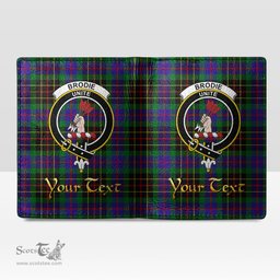 Scottish Brodie Hunting Modern Clan Crest Tartan Mens Leather Wallet Tartan Wallet