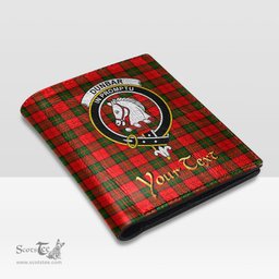 Scottish Dunbar Modern Clan Crest Tartan Mens Leather Wallet Tartan Wallet