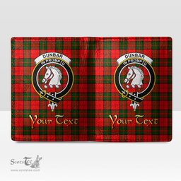 Scottish Dunbar Modern Clan Crest Tartan Mens Leather Wallet Tartan Wallet