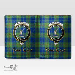 Scottish Barclay Hunting Ancient Clan Crest Tartan Mens Leather Wallet Tartan Wallet